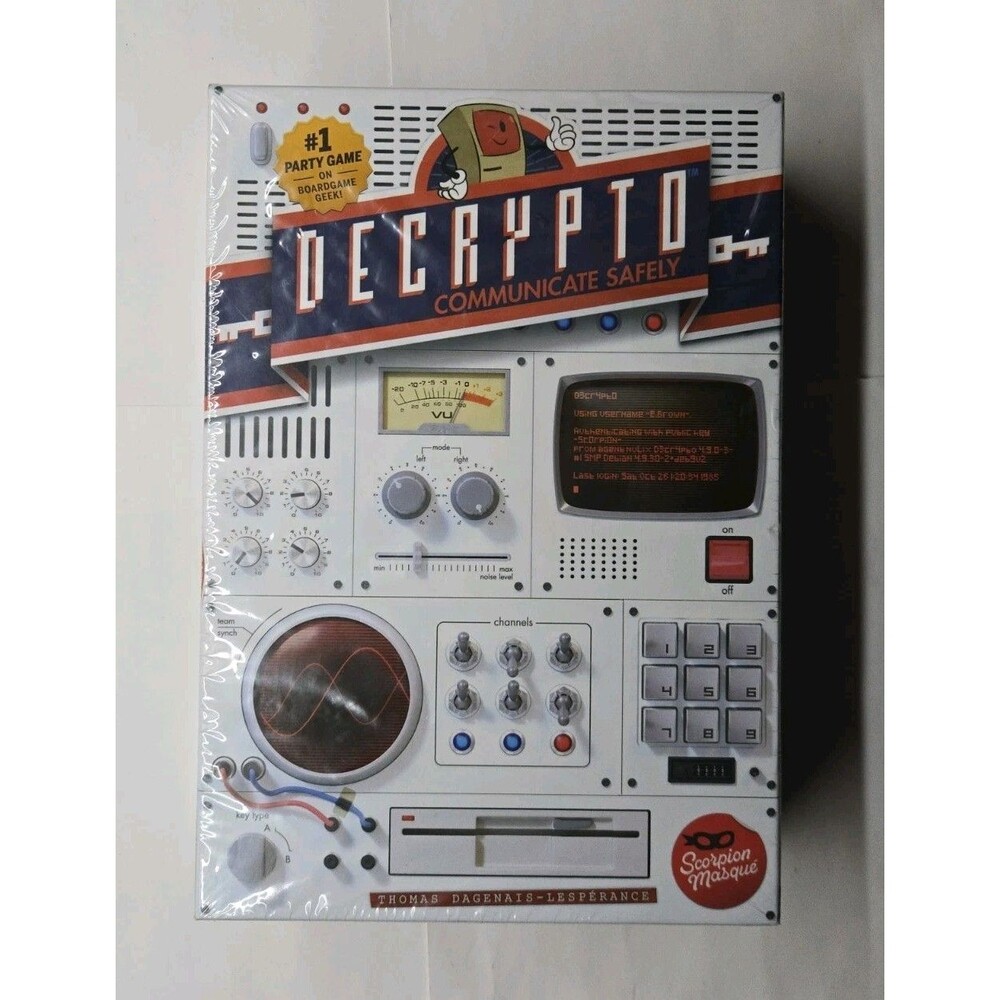 Decrypto Board Game Who are the Best Codemasters? #1 Boardgame Geek Party Game
